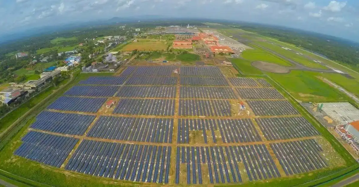 Cochin International Airport's Solar Power System