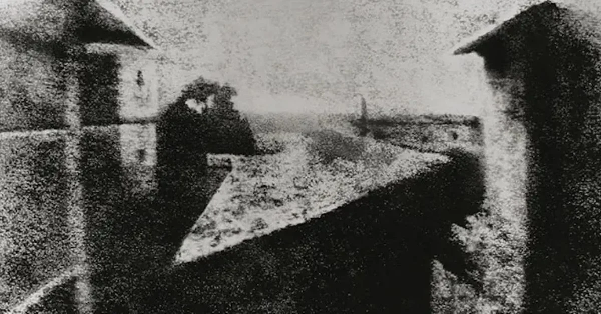 World's First Photograph - "View from the Window at Le Gras"