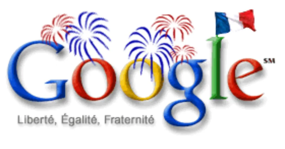 Google Doodle - Bastille Day 2000