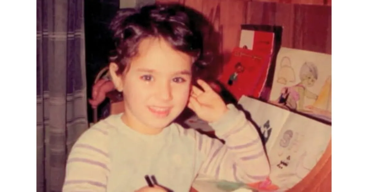 Maryam Mirzakhani in childhood